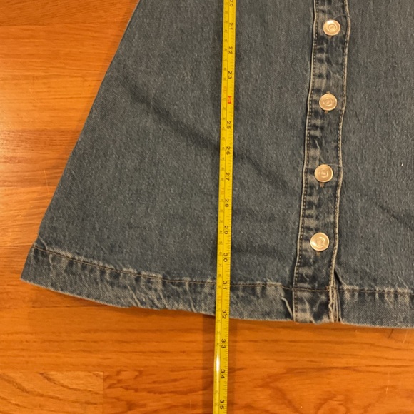 ZARA Denim Mini Dress - Size XS - NWT - Picture 8 of 10